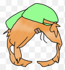 Gacha Gachalife Gachahair Sticker - Orange Gacha Life Hair Png Emoji,Backwards Hat Emoji
