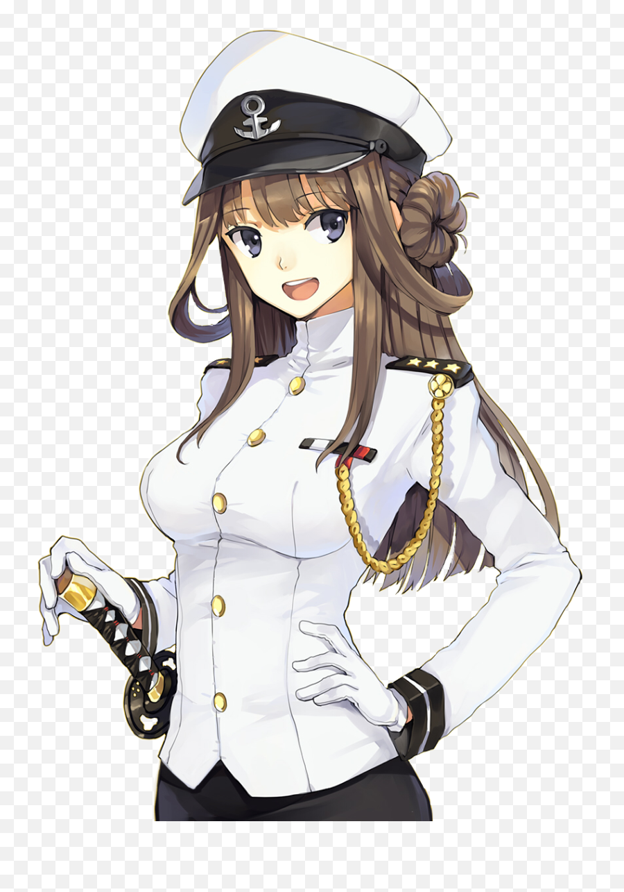 Kancolle Anime Ship Sticker - Anime Admiral Coat Emoji,Kancolle Emoji