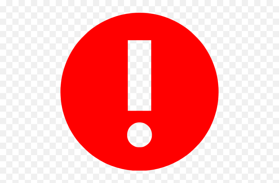 Red Warning Icon - Red Warning Icon Emoji,Caution Emoticon