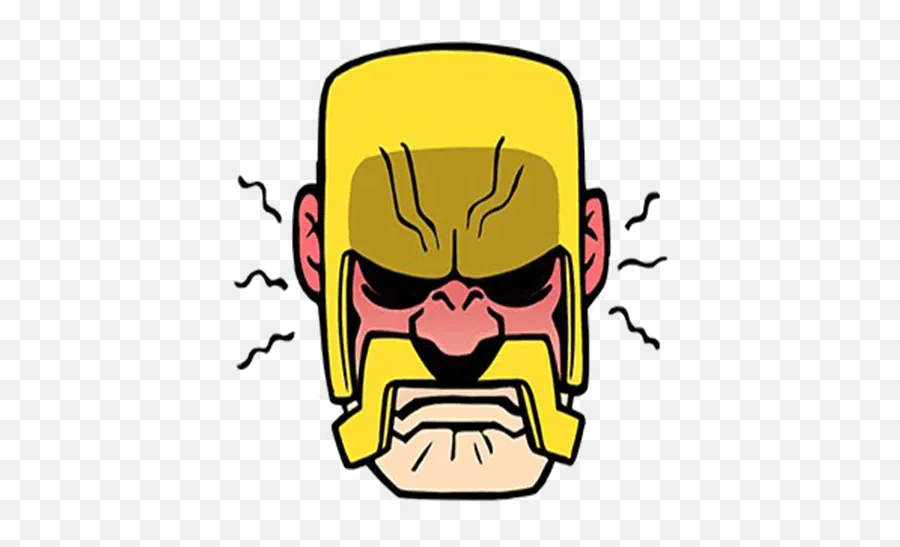 Clash Royaleu201d Stickers Set For Telegram - Clash Royale Emotes Barbar Emoji,Clash Royale Emojis Annoying