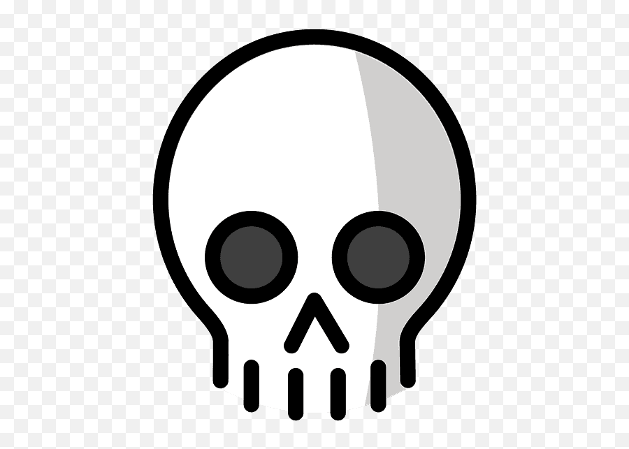 Skull Emoji Clipart - Skull Emoji,Skull Emojis Png