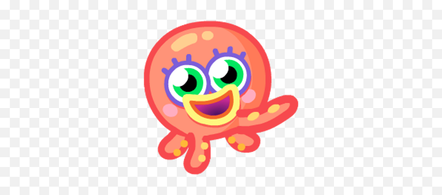 Bubbly The Rubbery Bubbery Happy Transparent Png - Stickpng Bubbly Moshi Monsters Emoji,Happy Walking Emoticon