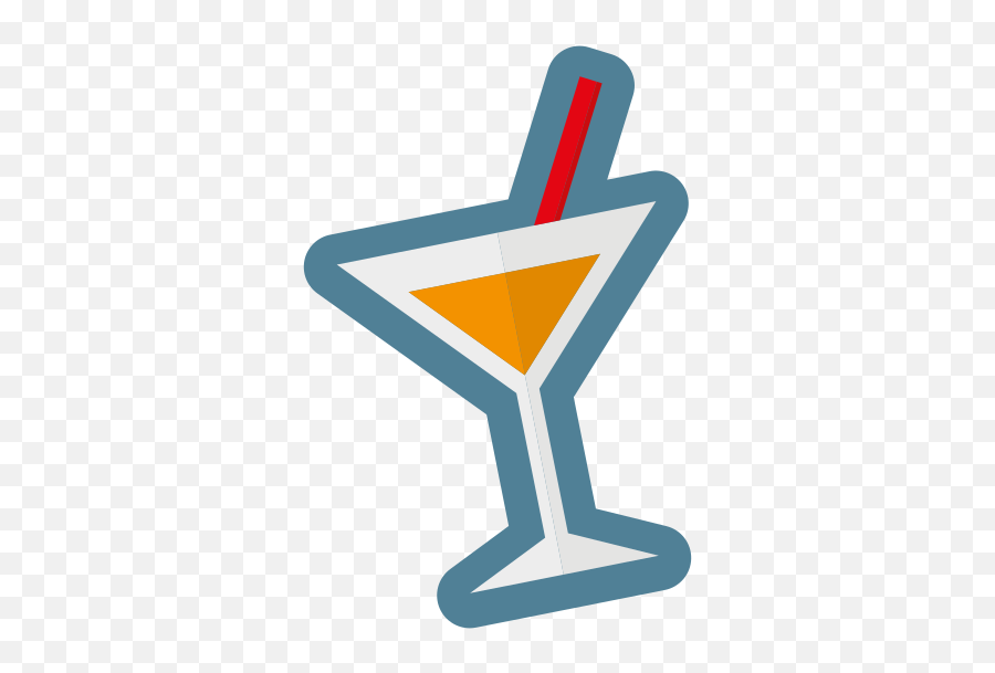 Drink With Straw Clipart Free Svg File - Martini Glass Emoji,Alcohol Flag Emoji