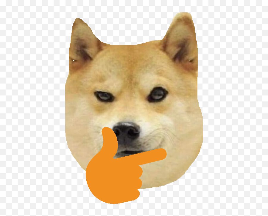 Doge Thonk Png - Album On Imgur Hokkaido Dog Emoji,Thonking All Emojis