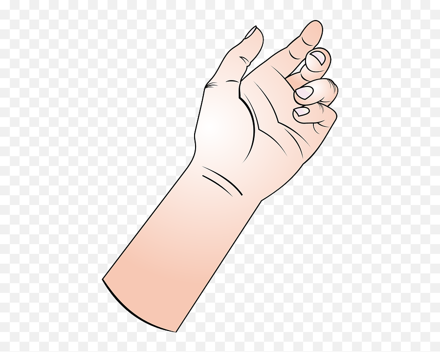 Finger Point Hand Figure Cartoon Thumb Nail Finger - Cartoon Forearm Emoji,Finger Point Emoji