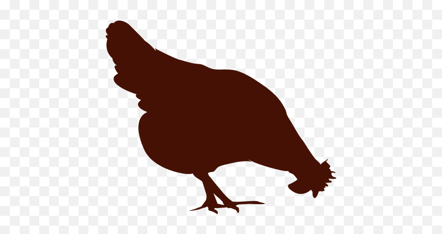 Chicken Illustration Png - Silueta De Pollo Png Emoji,Rooster + Chicken Leg Emoji