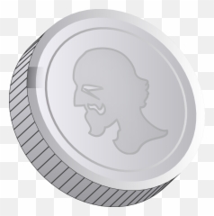Coin Money Silver - Free Vector Graphic On Pixabay Silver Coin Cartoon Png Emoji,Money Bag Emojis Images Black And White