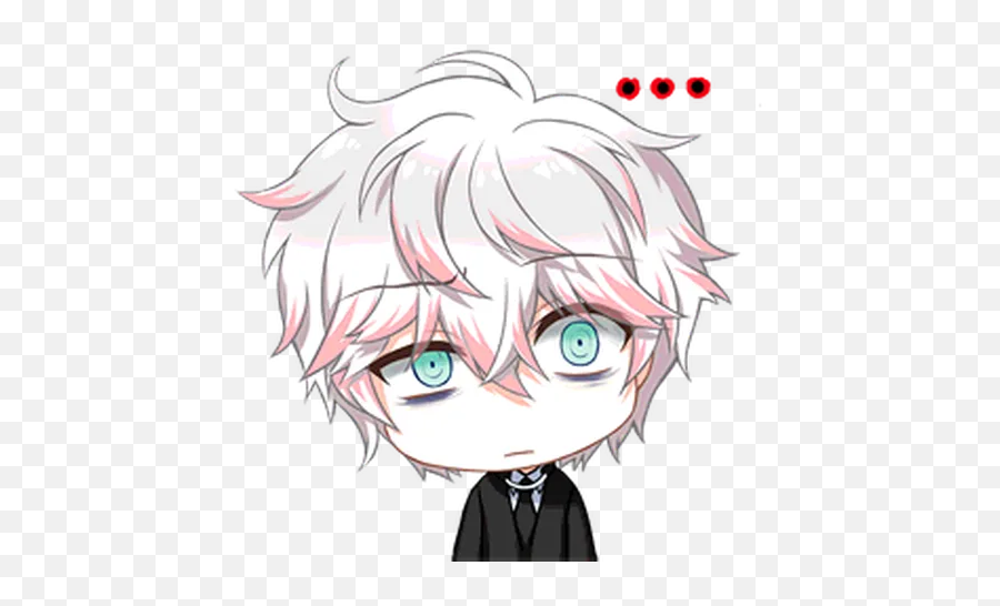 Saeran Whatsapp Stickers - Stickers Cloud Transparent Mystic Messenger Gif Png Emoji,Mystic Messenger Character Emojis