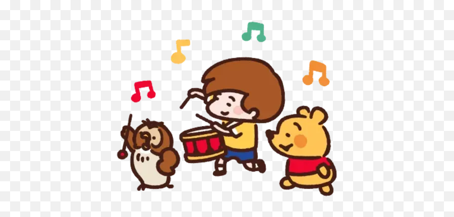 Winnie Sticker Pack - Stickers Cloud D Made T Emoji,Evil Kakao Emoji