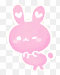Clip Art Energizer Bunny Gif Sticker - Chibi Kawaii Pink Bunny Emoji,Anime Rabbit Emojis