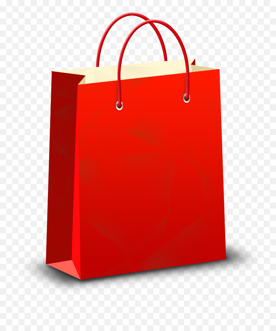 Red Shopping Bag Png Image - Shopping Bag Png Emoji,Shopping Emoji