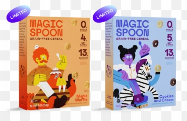 Cookies And - Magic Spoon Maple Waffle Cookies And Cream Emoji,Waffle Emoticon Thinking