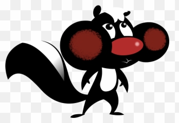 Skunk Fu Puffy Cheeks Blush Clipart - Skunk Emoji,Skunk Emoji