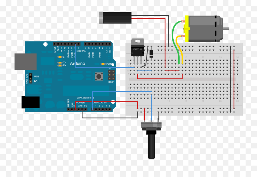 Tutorials With Arduino F1 Rc Car Dc Motor Driven By Mos - Controlar Motor Con Arduino Emoji,Emojis Iphone Uno Por Uno