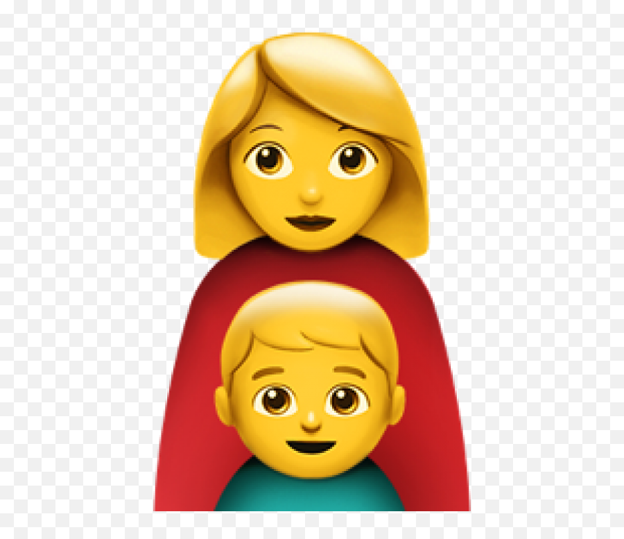 Download Parent Family Yellow Face - Mom And Daughter Emoji,Yellow Emoji