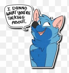 Blue Wolf Sticker Pack - Stickers Cloud Emoji,Talking Animal Emojis