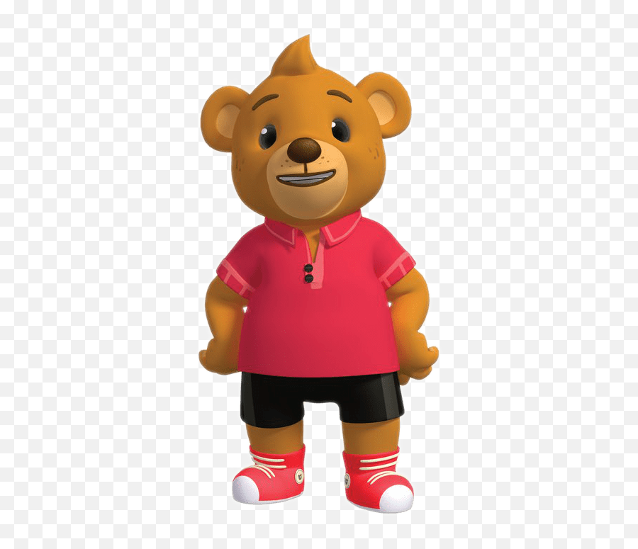 Bananas In Pyjamas Morgan The Bear Transparent Png - Stickpng Emoji,Bear Emoticon English