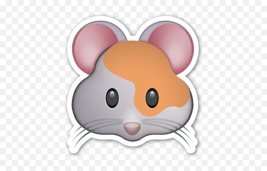 This Sticker Is The Large 2 Inch Version That Sells For 1 - Emoji De Hamster,Bat Emoji
