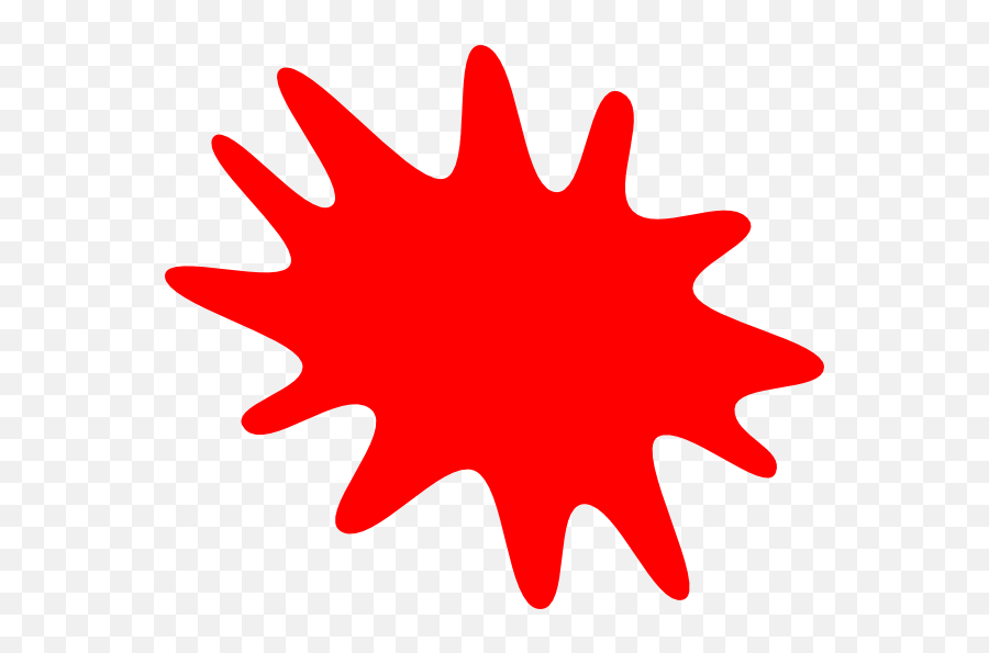 Red Paint Splatter Clip Art At Vector Clip Art Png - Clipartix Emoji,Emojis With Red Paint