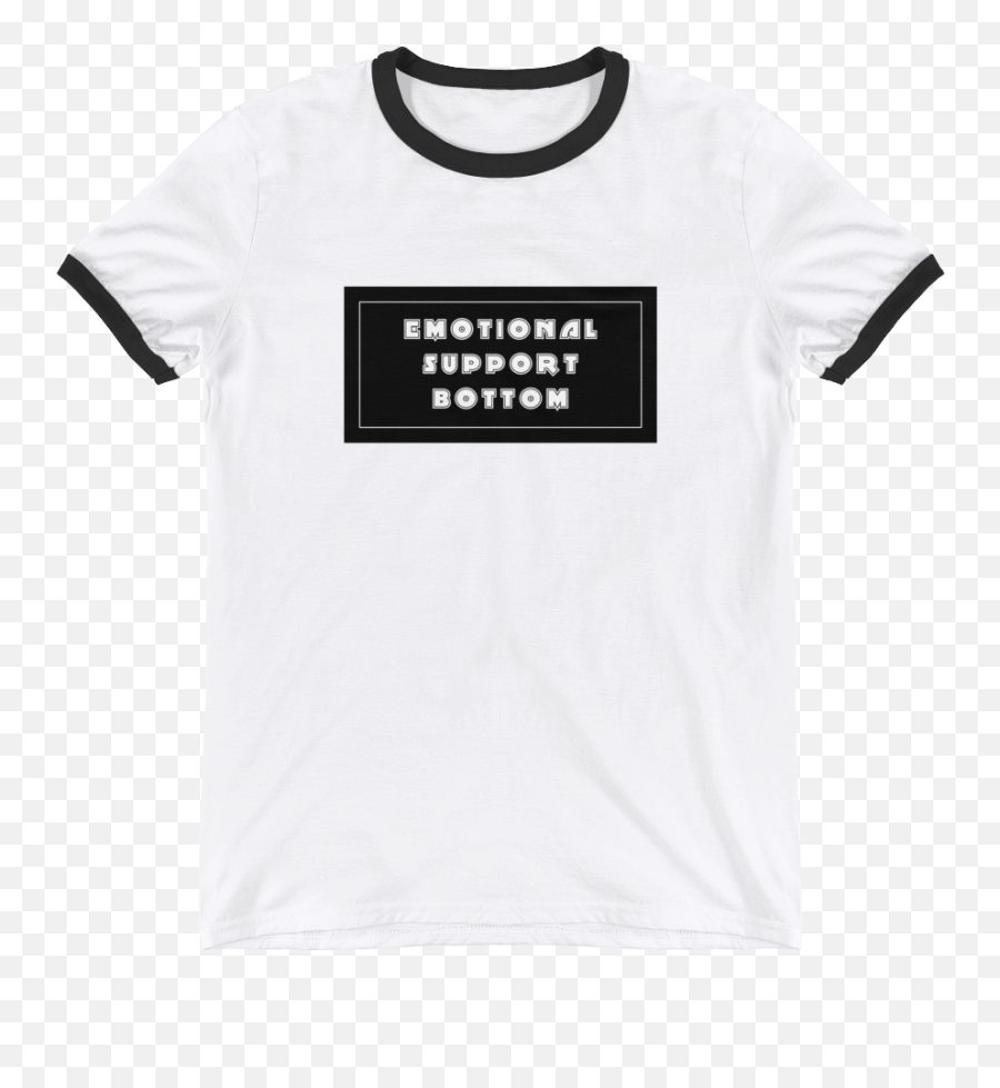 Emotional Support Bottom T - Shirt David Venter Emoji,Grey Emotion
