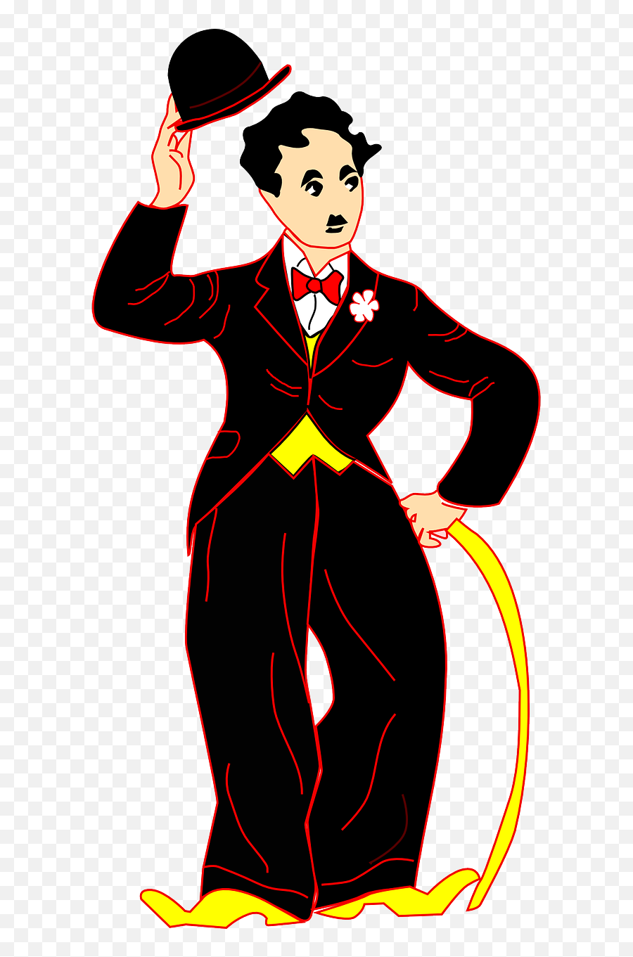 Charlie Chaplin - Charlie Chaplin Clipart Emoji,Three Stooges Emoji