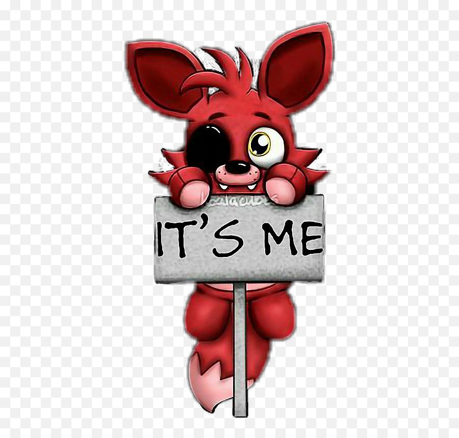 Fnaf Foxy Fox Itsme Babyfoxy Sticker By Nikola - Cute Foxy Drawing Emoji,Foxy Emoji