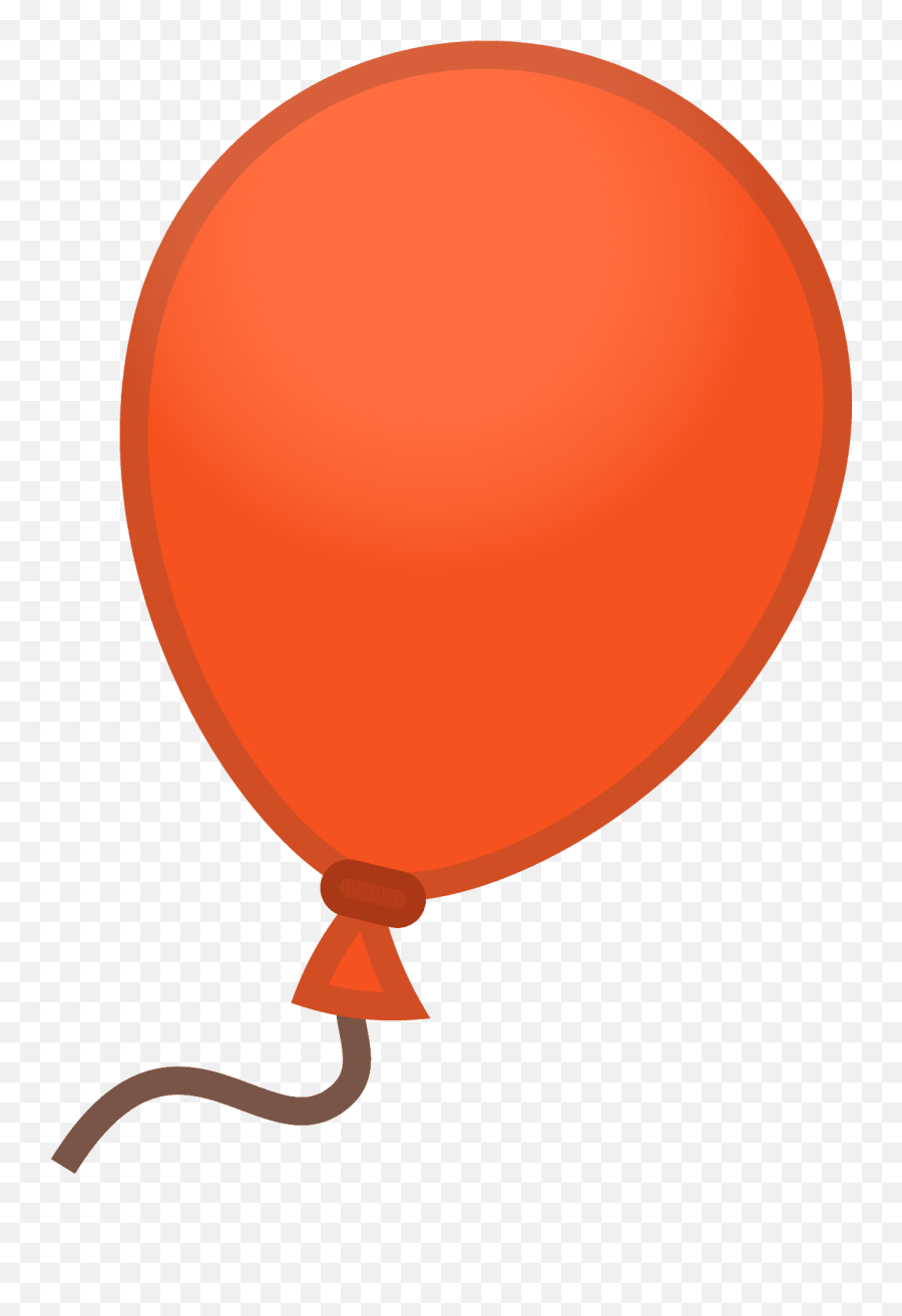 Orange - Balloon Icon Emoji,Ewok Emoji