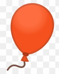 Orange - Balloon Icon Emoji,Ewok Emoji