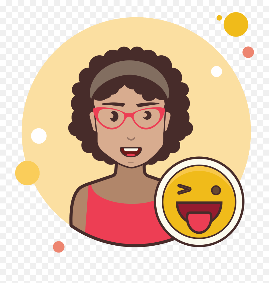 Download Happy Woman Icon - Woman Png Image With No Happy Woman Icon Emoji,Afro Emoticon