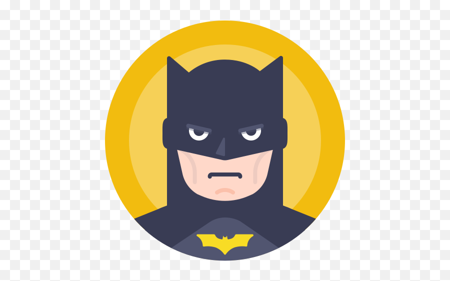 Avatar Batman Comics Hero Free Icon - Avatar Batman Icon Emoji,Emoticons Batman