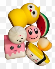Squishy Squshies Squishys Sticker - Happy Emoji,Emoji Squishy