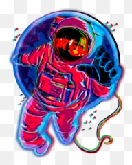 Trippy Hd - Trippy Astronaut Png Emoji,Trippy Emoji