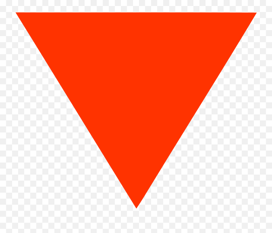 Red Triangle - Red Triangle Png Emoji,Triangle Emoji