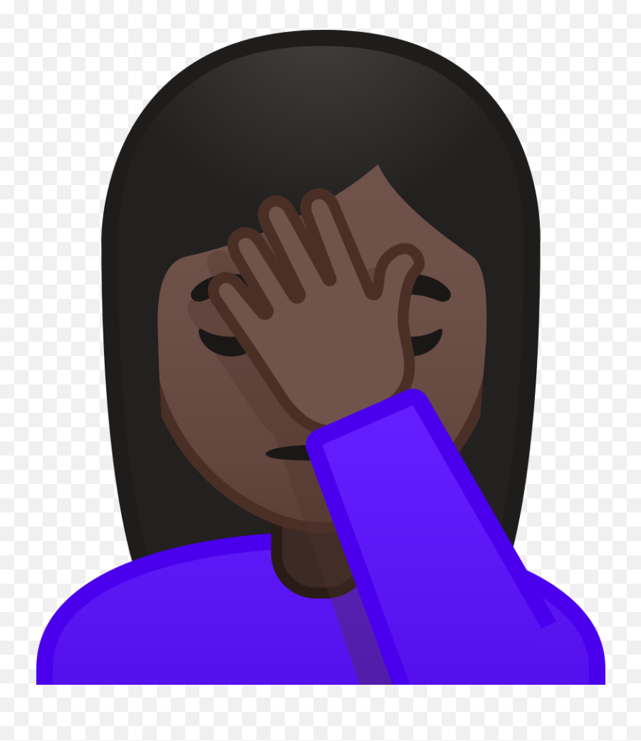 Facepalm Emoji Meaning - Black Face Palm Emoji,Picard Facepalm Emoji