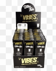 Vibes Ultra Thin Cones - 30 Pack Vibes Rolling Papers King Size Slim Ultra Thin Black Emoji,Emoji Pop Answers Level 74