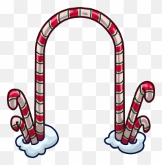 Candy Cane Arch - Candy Cane Arch Png Emoji,Arch Discord Emojis