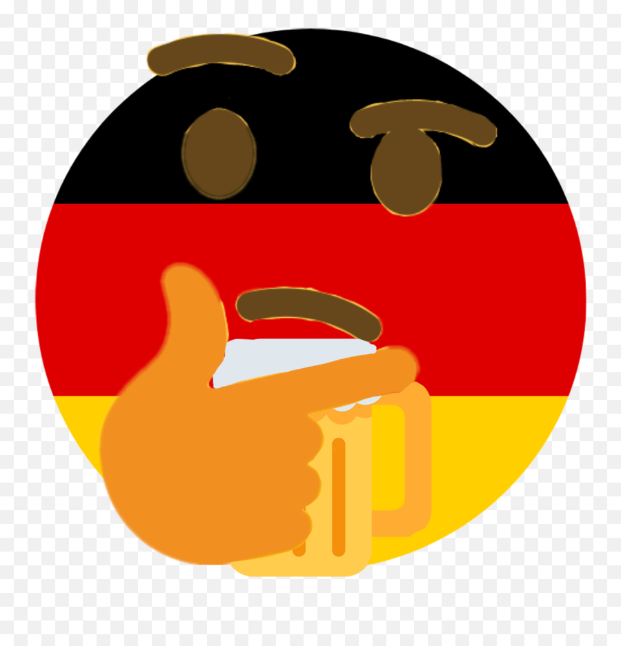 Thinkde - Happy Emoji,Germany Emoji