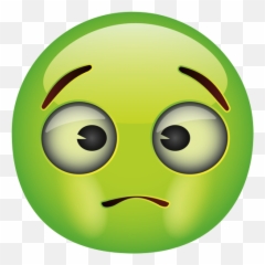 Official Brand - Happy Emoji,Nauseated Emoji