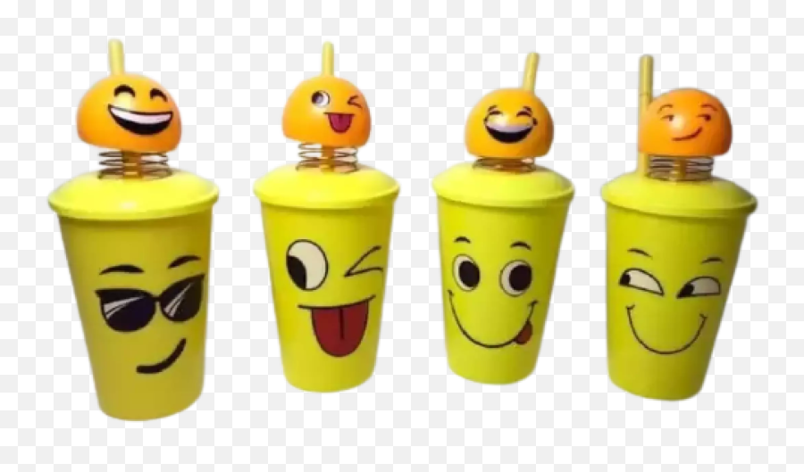 Yangma Buy 1 Get 1 Gelas Plastik Mug - Emoji,Emoticon Minta Maaf