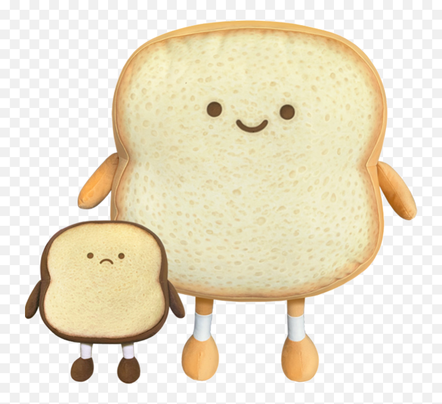 Simulation Emotional Bread Toast Plush - Happy Emoji,Stuffing Emotions Comic