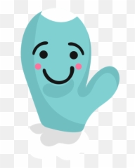 Mitten Glove Smile Flat - Happy Emoji,Emoticons For Crocheters
