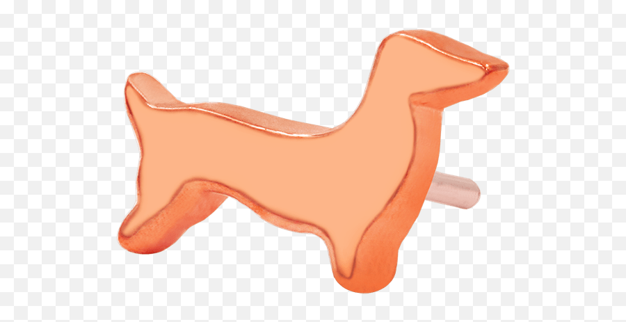 Junipurr Gold Weiner Dog - Animal Figure Emoji,Get Better Dachshund Emoticon
