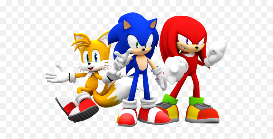 Who Would Win In A Fight Sonic Tails And Knuckles Or - Sonic Sonic Team Emoji,Sanic Emoji