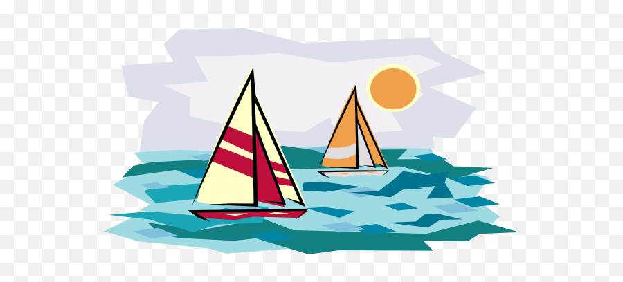 Sailing Clipart - Clipart Sailboats Emoji,Sailing Emoticon