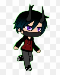 Love Boy Gacha Gachalife Mask Sticker By Xxitsashxx - Gacha Life Boy Mask Emoji,Gacha Heartless Boy With Emojis