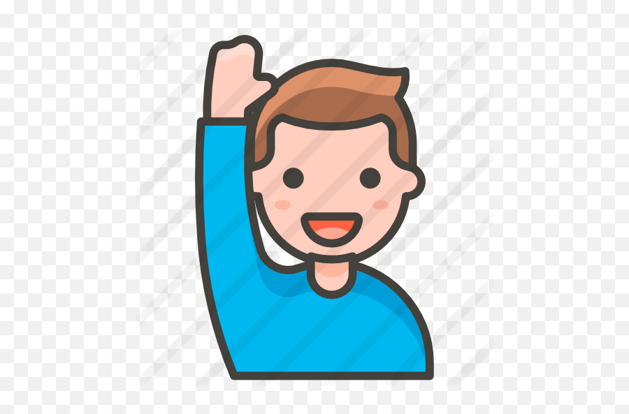 Salute - Person With Raised Hand Icon Emoji,Saluting Emoji