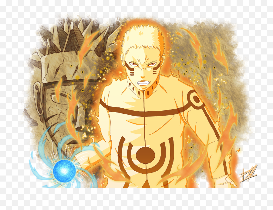 Naruto Uzumaki Protecting The Dream Fanart Boruto - Fictional Character Emoji,Emotion = Power In Naruto