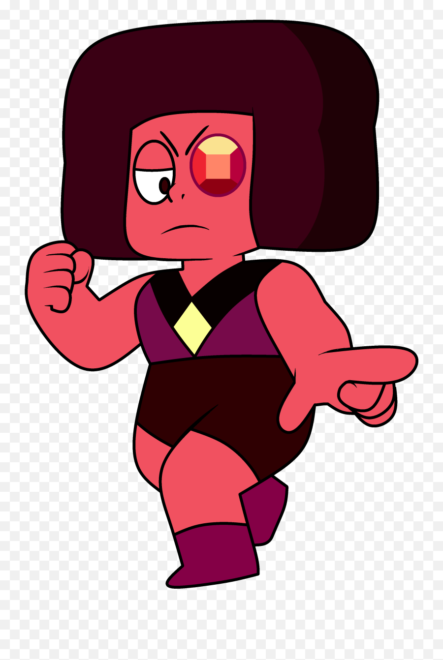 Rubino Occhietto Steven Universe Wiki Fandom - Ruby Eyeball Steven Universe Emoji,Emoticon Che Piange