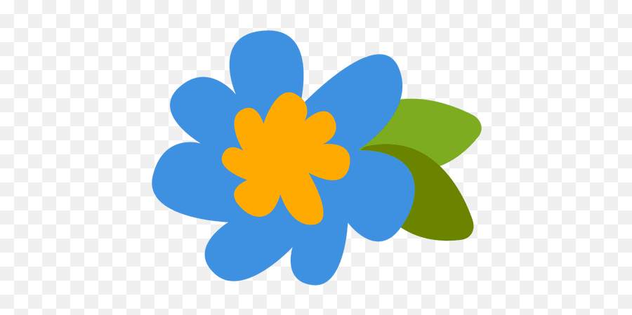 Flat Flower Illustration Transparent Png U0026 Svg Vector - Floral Emoji,Facebook Emoticons Flower Symbol