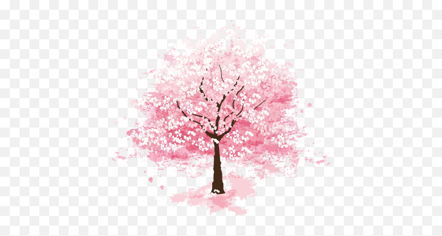 Zooom7z - Transparent Anime Cherry Tree Emoji,Animal Jam Emoticon Chat